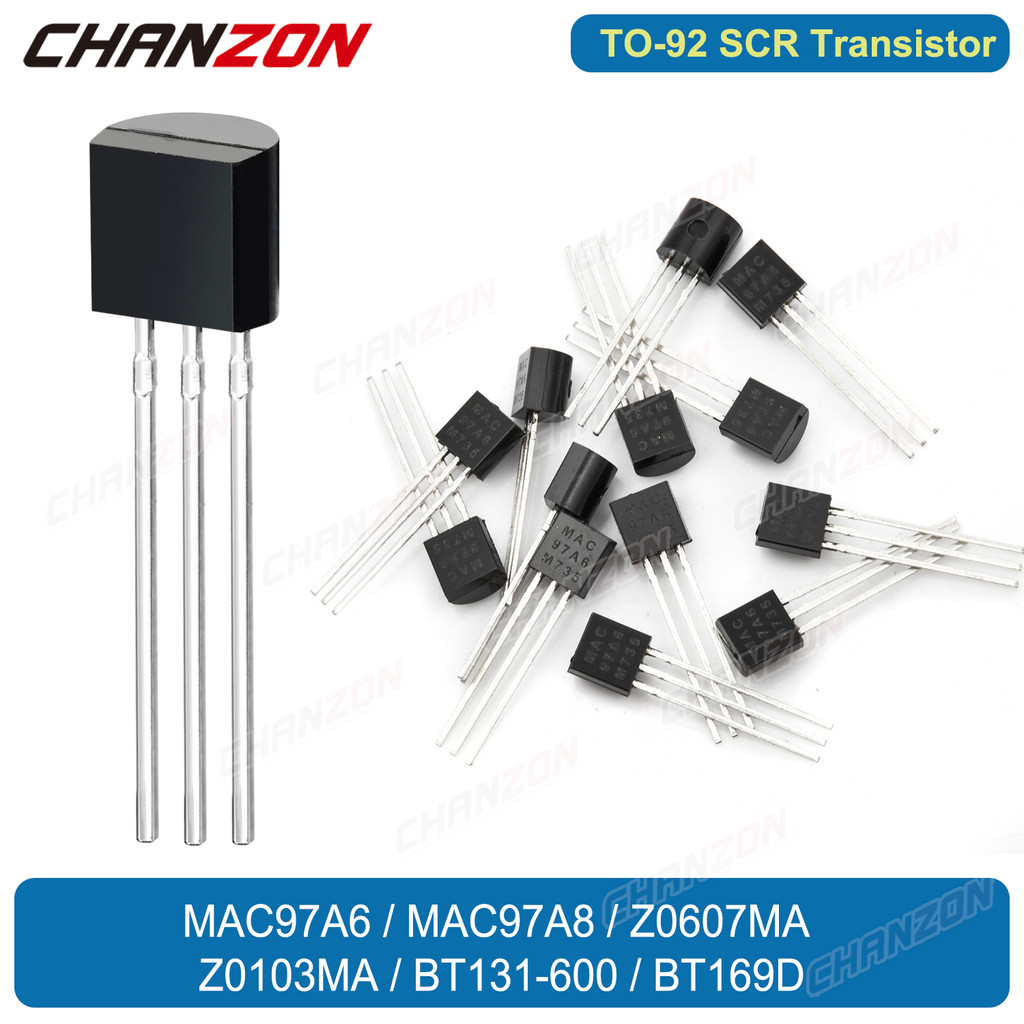 TO-92 Triacs Z0607 Z0103 Bt169 Bt169D Bt131 Mac97A8 Z0607Ma Z0103Ma Mac97A6 600V Scr Transistor