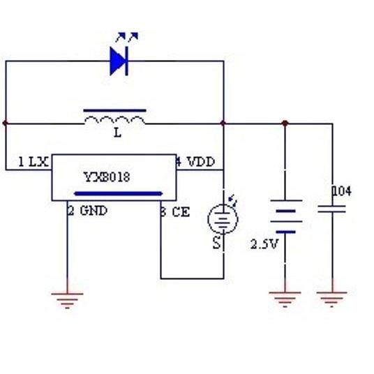 MURAH YX8018 SOLAR LIGHT DC DC CONVERTER LED DRIVER LED LAMPU TAMAN