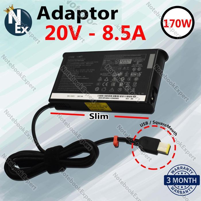 Adaptor Charger For Laptop Legion 5 Ryzen 4600H Gtx 1650Ti 20V 8.5 Usb - Slim