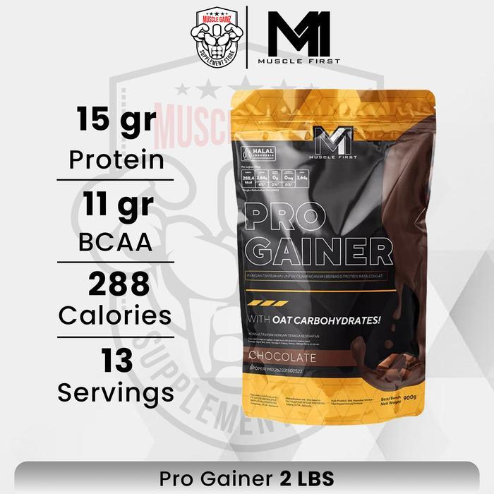 Muscle First M1 Pro Gainer 2 Lbs 900 Gram Mass Gainer Terlaris