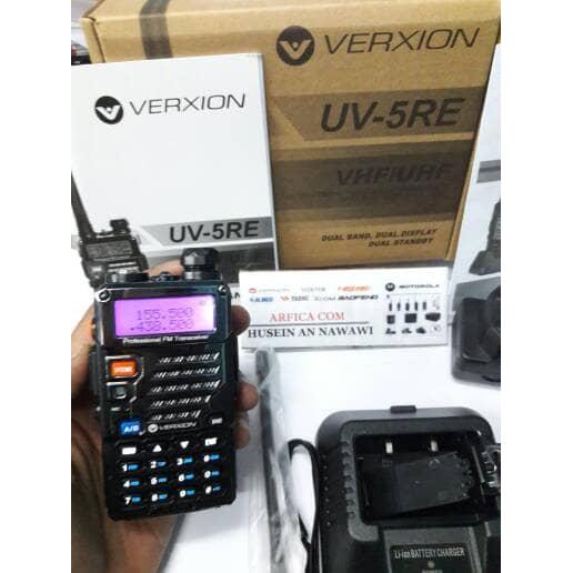 Ada Stok HT DUALBAND MURAH VERXION UV 5RE - HT VERXION UV 5RE DUALBAND