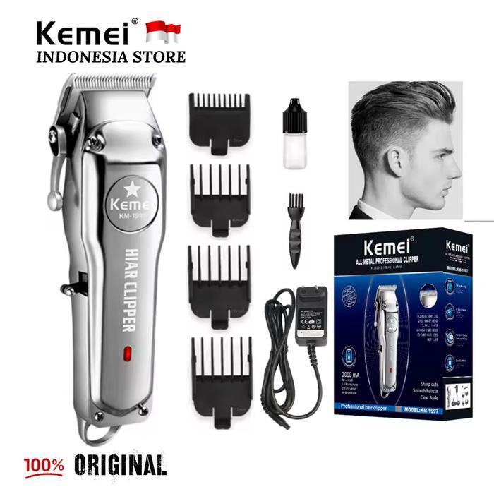 Alat Cukur Rambut Kemei KM-1997 Hair Clipper Professional Metal 1997