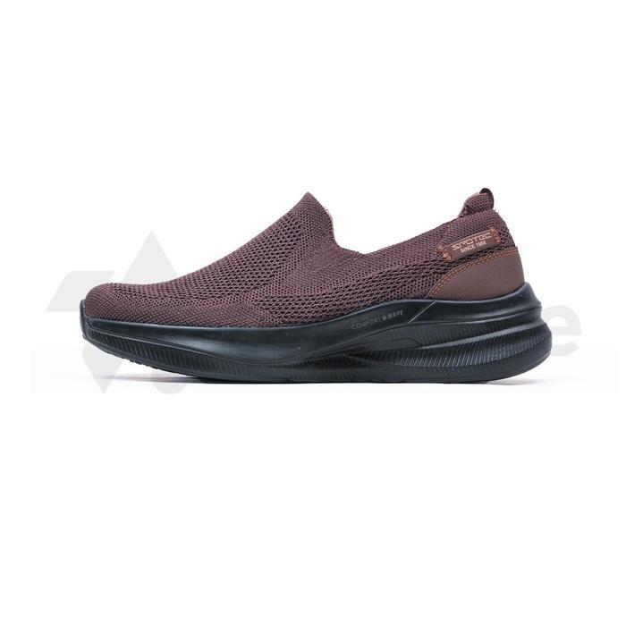 Spotec Sepatu Slip On Arden - High Quality Knit Upper & Rebounce EVA Insole - RAW-FABRIC & 4D-GEL -