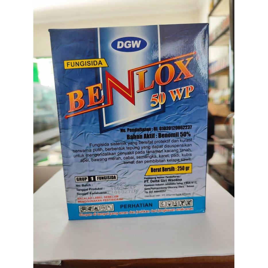 ` FUNGISIDA - BENLOX 50WP - 250 GR - BAHAN AKTIF: BENOMIL 50%