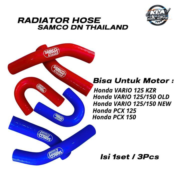 Selang Radiator Samco Vario 125 Vario 150 Pcx150 - Radiator Hose Samco Motorcycle