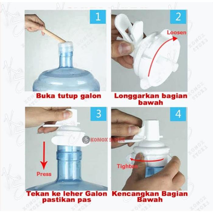 yumnastoree.id KAKI GALON BESI / RAK TATAKAN GALON / DUDUKAN GALON + KRAN