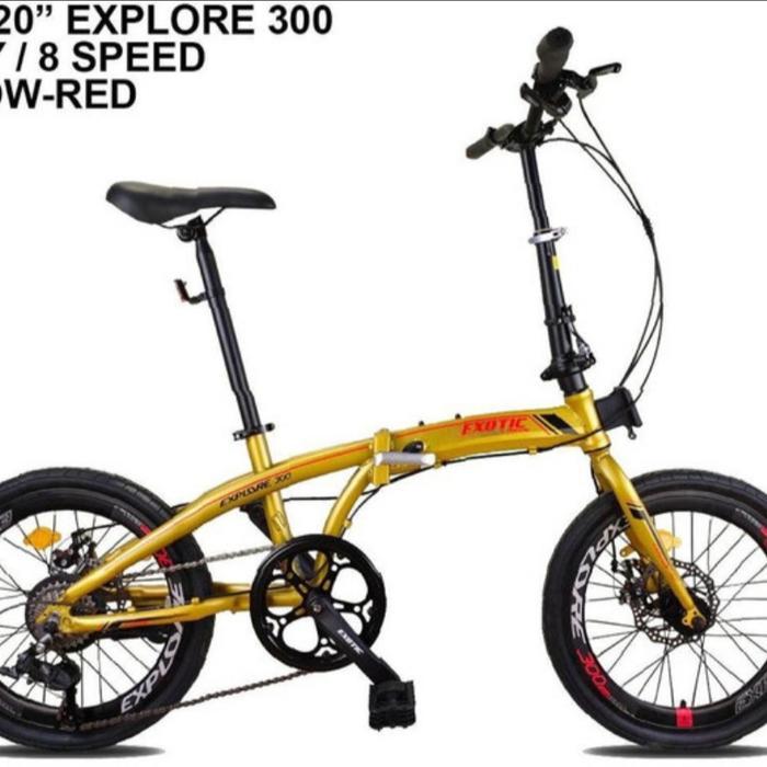 TERLARIS Sepeda lipat 20" Exotic 2026 explore 300 Alloy READY STOCK
