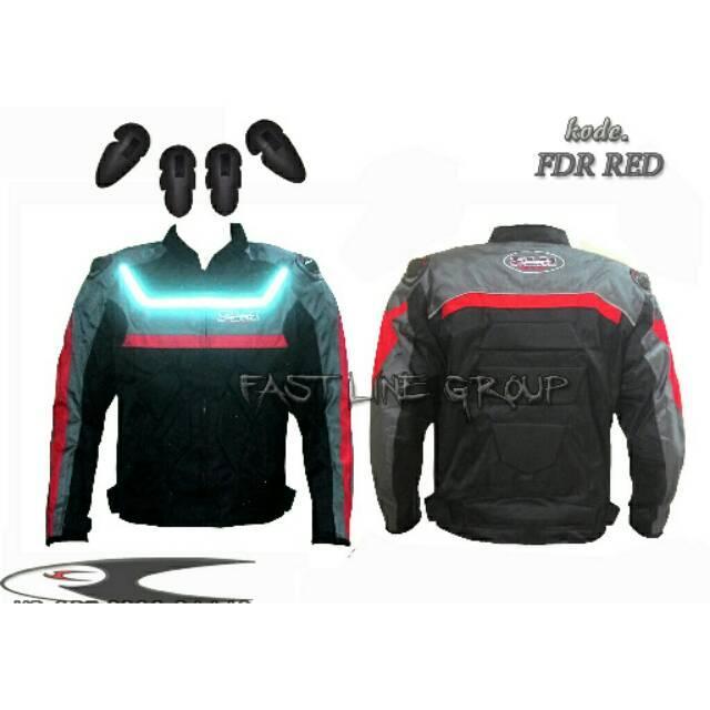 NEW JAKET TOURING MOTOR KEREN BIKER SAFETY PROTECTOR FLM FDR