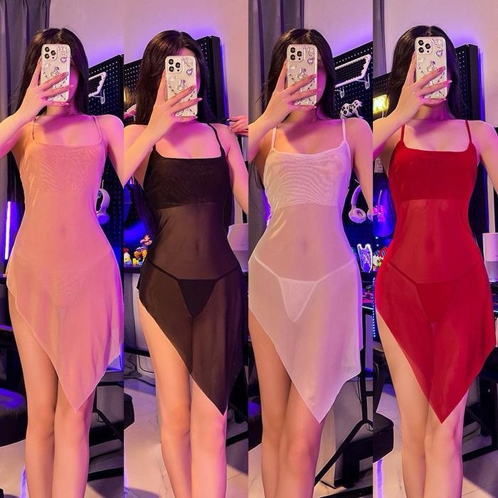 PREMIUM KIARA - Lingerie Dress Sexy Wanita - Baju Dinas Malam Istri Sexy - Lingerie Baju Tidur Sexy