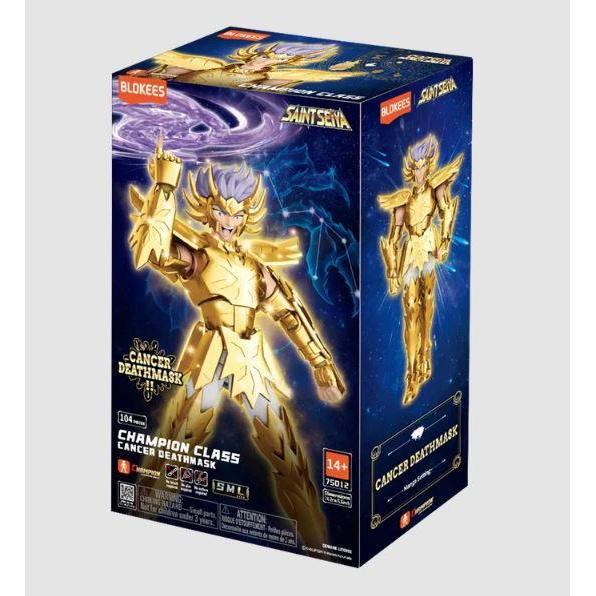 HOT SALE BLOKEES SAINT SEIYA CHAMPION CLASS 11 CANCER DEATHMASK MAINAN ACTION FIGURE SAINT SEIYA