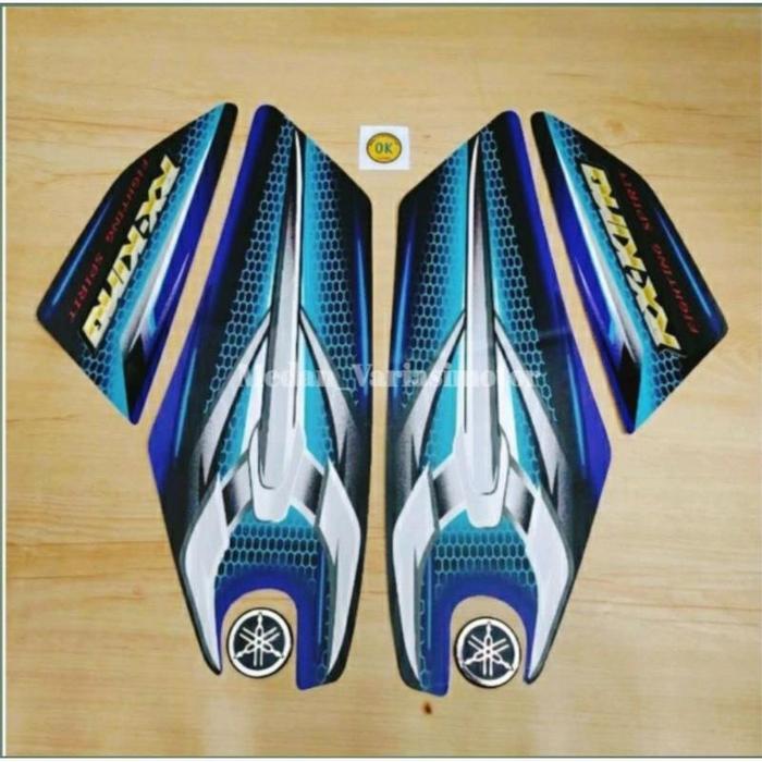 Stiker Striping Rx King Biru Fullset Striping 2007 Biru Tepong Aki Rx King Biru Bok Aki Rx King Biru