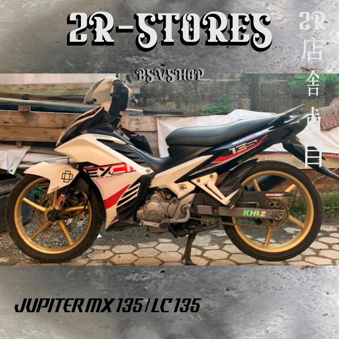 striping exciter 135 / yamaha jupiter mx new 135 / sniper lc 135 / stiker decal jupiter 135 grafis