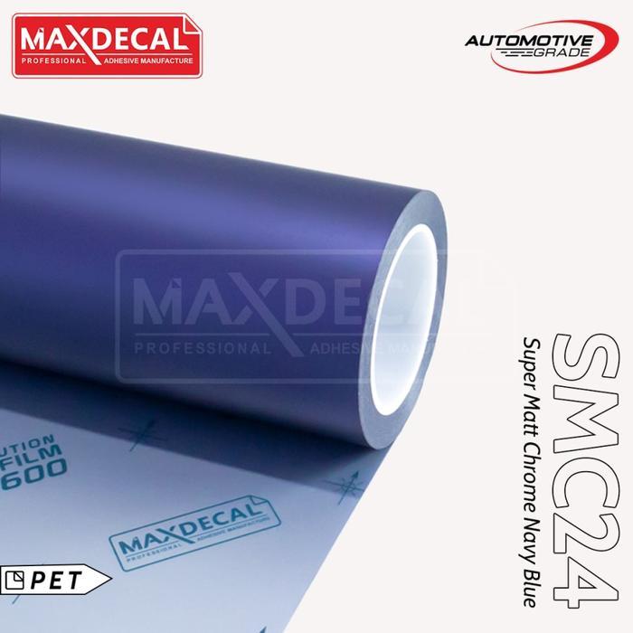 Maxdecal 9600 Smc24 Navy Blue Super Matt Chrome Satin Evolution Wrap