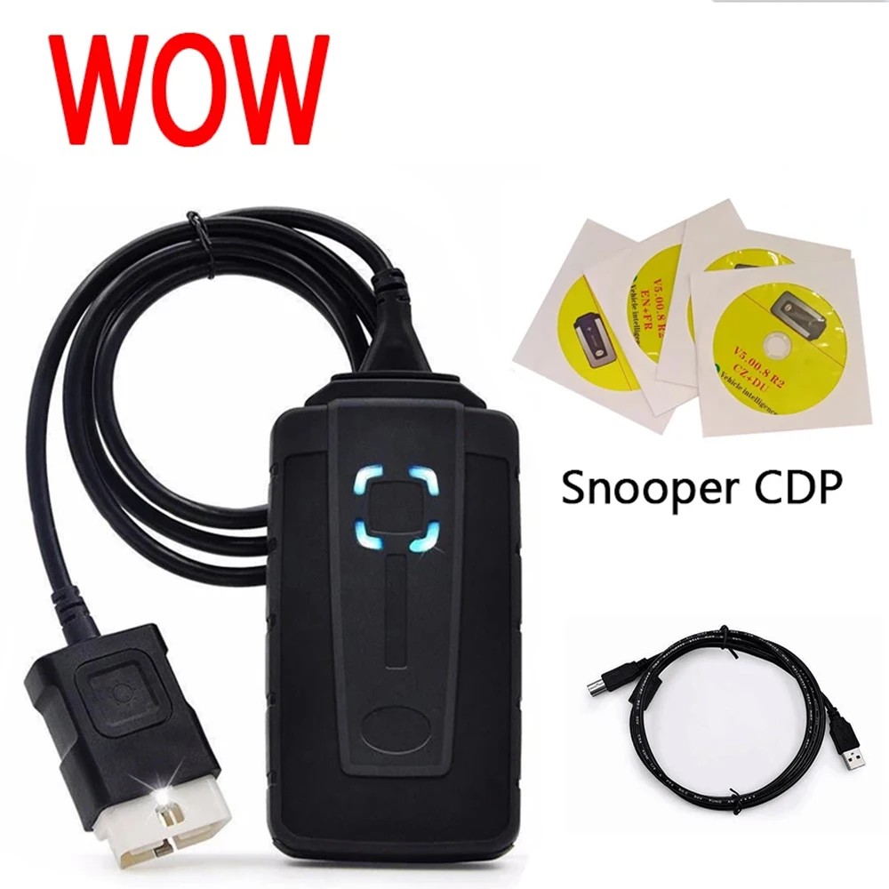 Wow Snooper 2022 2023 Wurth Diagnostic Tool V5.008 R2 Obd2 scanner Trucks Cars bluetooth with keygen