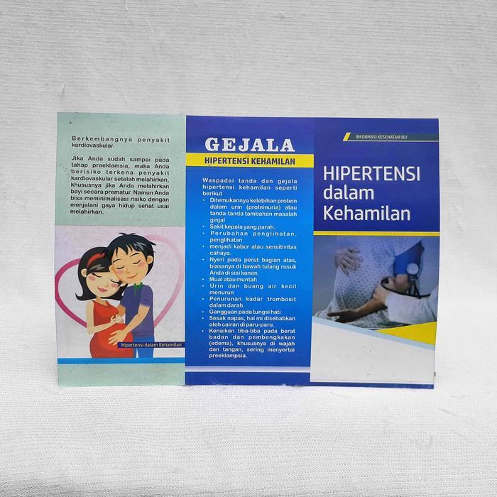 ` Leaflet / Brosur Hipertensi dan Pre Eklamsi