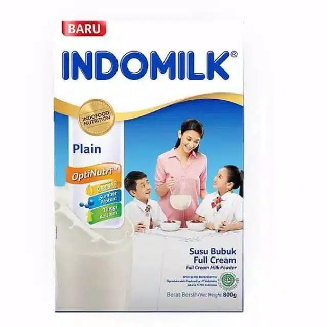 Indomilk Susu Bubuk Full Cream Plain 800gr