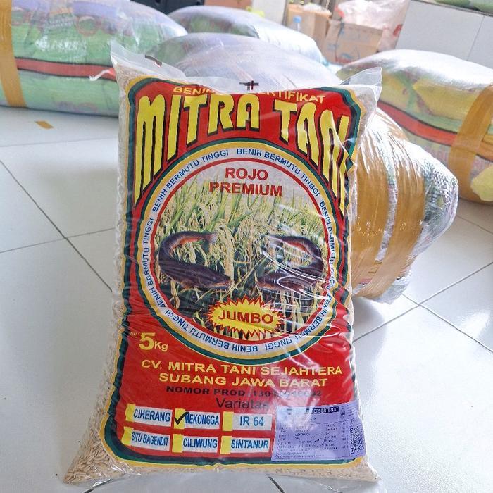Benih padi mekongga jumbo bersertifikat kemasan 5kg ORIGINAL
