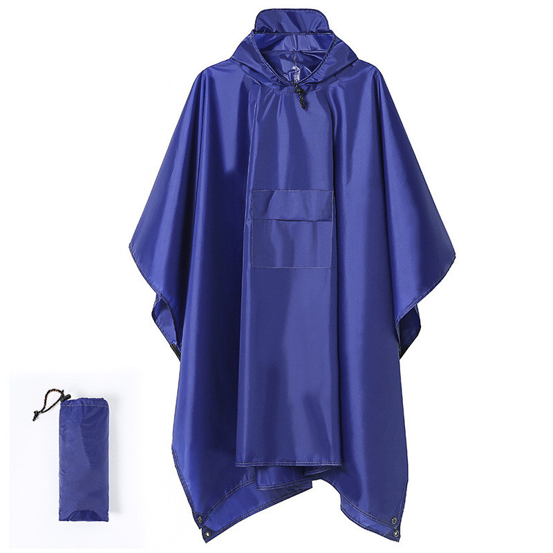 Sky Curtain Three-in-one PU Cape Raincoat Travel Hiking Mountain Climbing Multi-function Outdoor