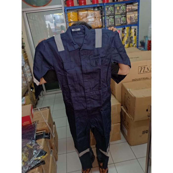 Safety Wearpack Terusan Baju Safety Wearpack Terusan Biru Dongker Pria Terusan Biru Dongker