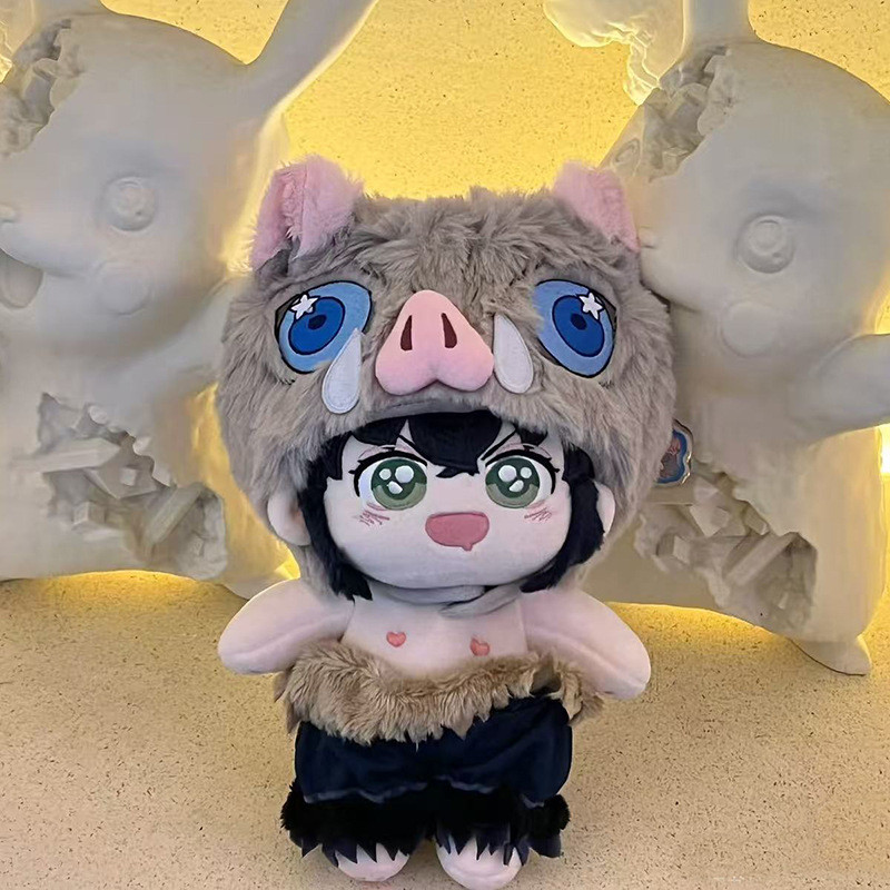 Popular Demon Slayer: Kimetsu No Yaiba Inosuke Inosuke Inomaki Cotton Doll 20cm Cute Gift Birthday