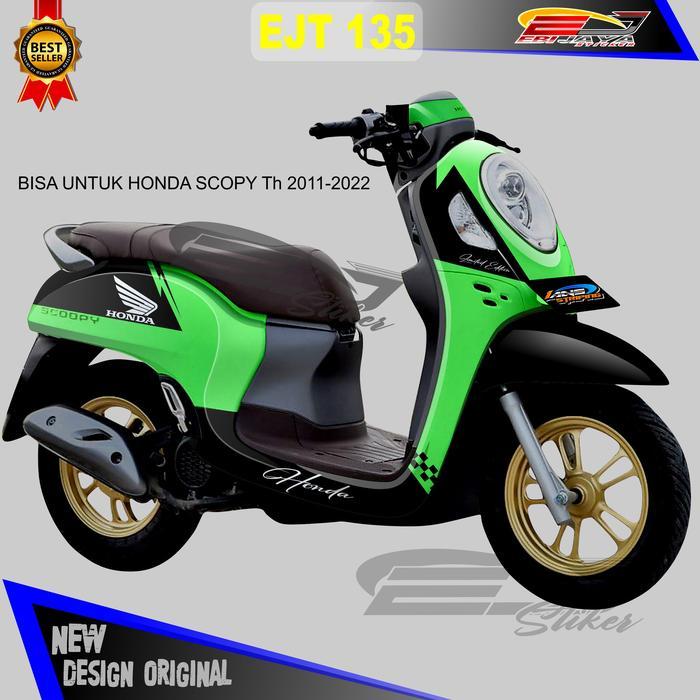 Terbaru Stiker Motor Scoopy Full Body Decal Stiker Motor Honda Skupi Full Body Skotlet Scoopy Full