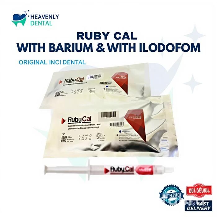 Ruby Cal Calsium Hydroxide Paste White Barium Sulfate Ruby Cal Composite Ruby Cal With Iodofom