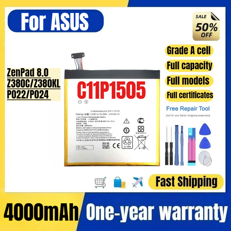 C11P1505 for ASUS ZenPad 8.0/ Z380C/Z380KL/P022/P024 Tablet Battery High Quality High Capacity