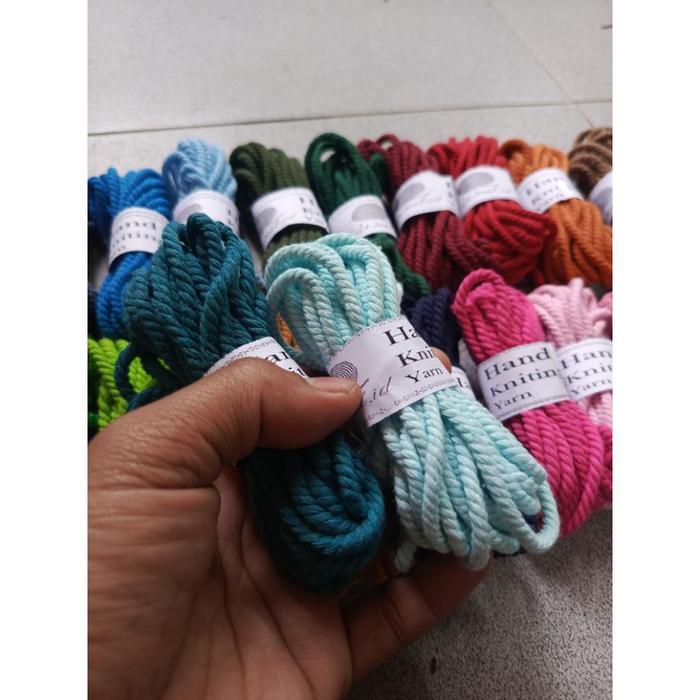 [5 meter] Tali Macrame warna 4 mm / tali macrame 4 mm/ tali macrame / 4mm /benang macrame 4 mm/
