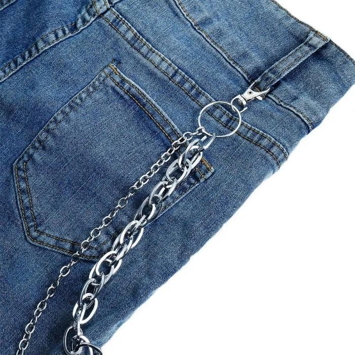 Rante Celana Denim Rantai Celana Punk Style Aksesoris Celana Rantai Pants Chain Hip Hop Jeans Chain