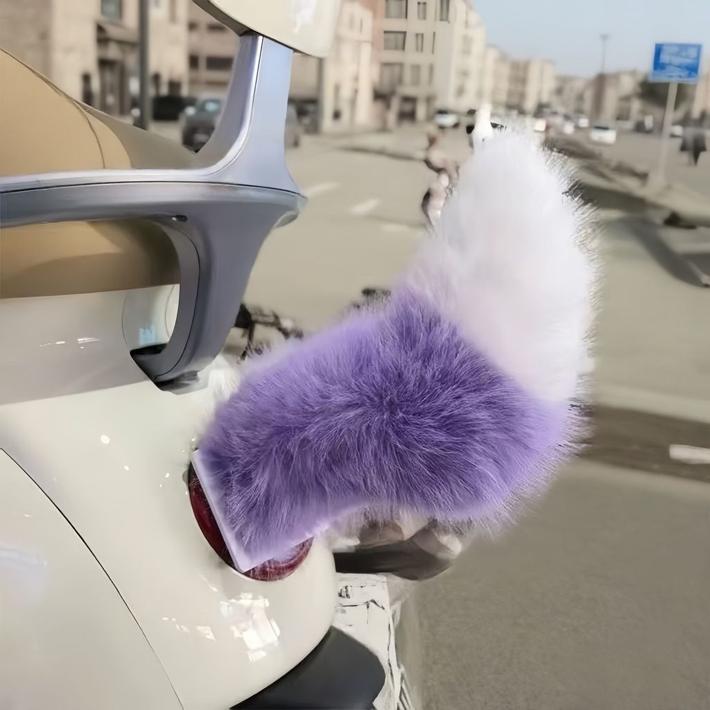 Remote Control Plush Wagging Tail for Cars Sound Activated Moving Tail Accessory
