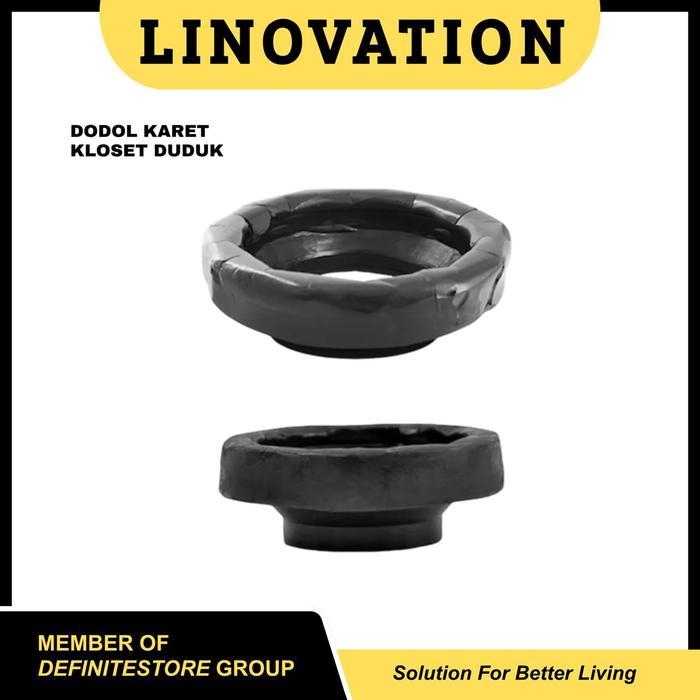 NEW Dodol Kloset Duduk Karet Kloset Duduk Seal Gasket Lem Kloset Hitam Bisa Untuk Semua Merk