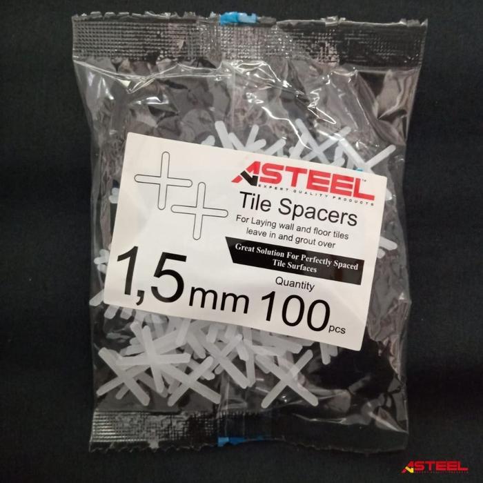NEW Spacer 1.5MM / Tile Spacer / Cross / Spacer Keramik / Spacer Granit / Nat Keramik / Nat Granit