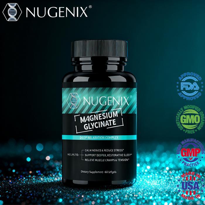 Nugenix Magnesium Glycinate, Bantu Tidur Nyenyak & Kesehatan Saraf