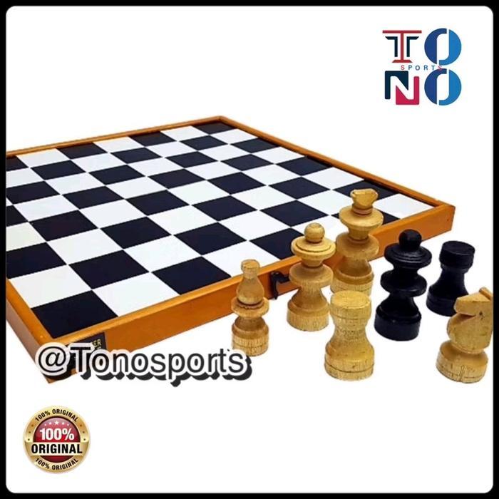 ASLI ORIGINAL CATUR KAYU JUMBO PAPAN CATUR KAYU 50 x 50 CMASLI ORIGINAL CATUR KAYU JUMBO PAPAN CATUR