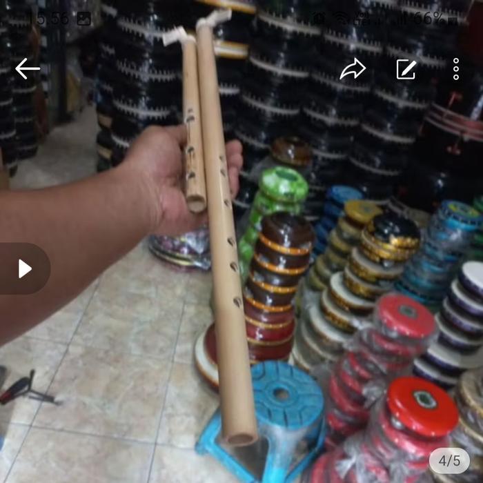 SULING SUNDA SET ISI 2BH BERKWALITAS_SULING SUNDA LUBANG 6/1, 4/1_SULING KAWIH_SULING DEGUNG