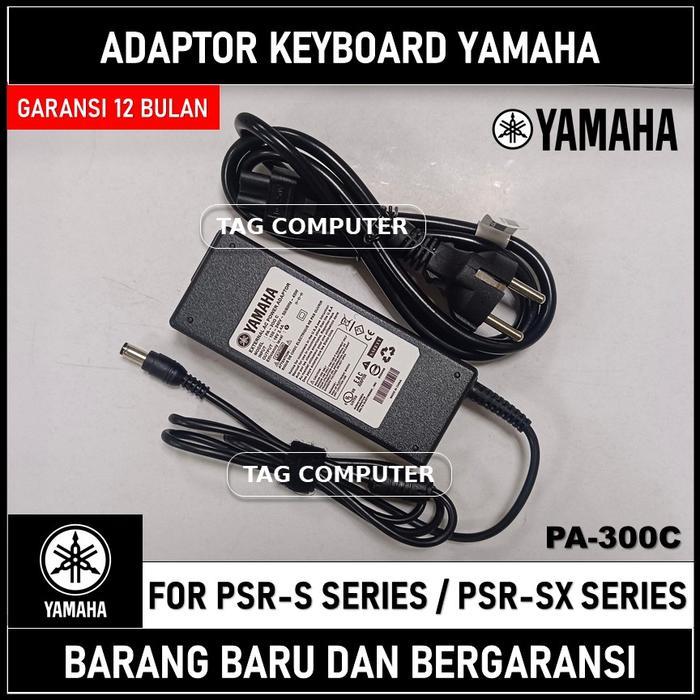 Adaptor Daya Keyboard Yamaha PA-300C untuk Seri PSR SX S dan EW400