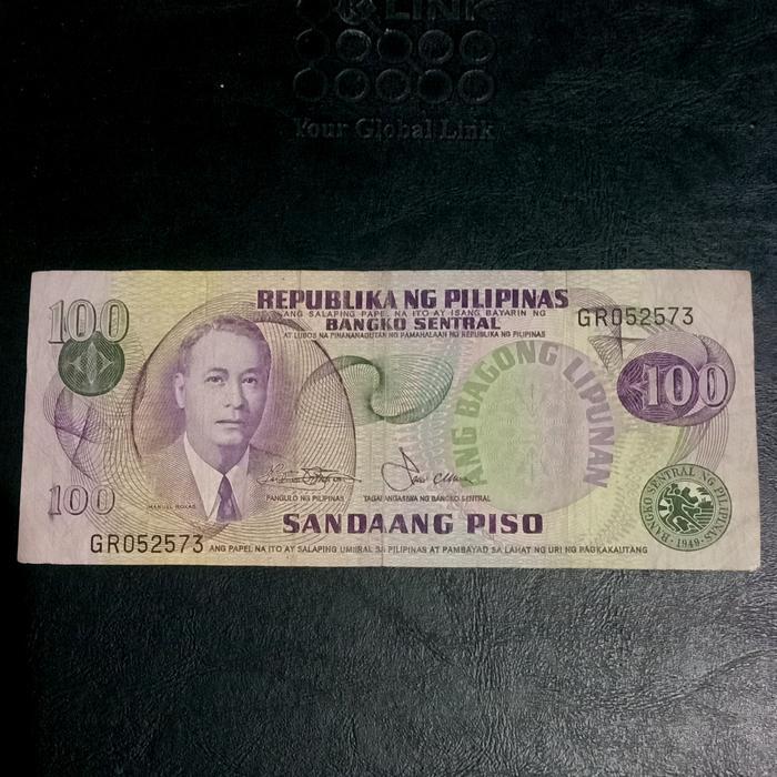 Uang Kertas Filipina 100 Peso Edisi Lama untuk Koleksi