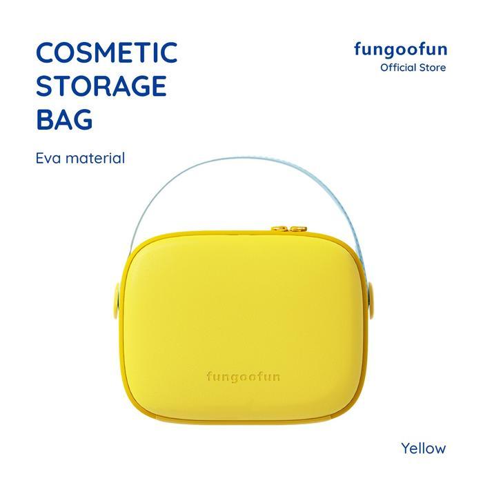 Fungoofun Cosmetic Storage Tas Penyimpanan Kosmetik Desain Lucu Model F523 Warna Kuning Bag F523 - Y