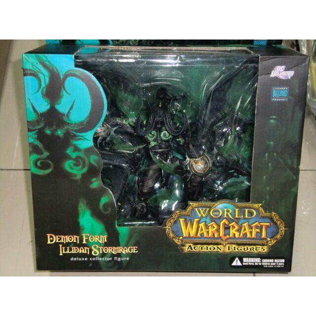 Game Wow Demon Hunter illidan Stormrage PVC Action Figure Toys