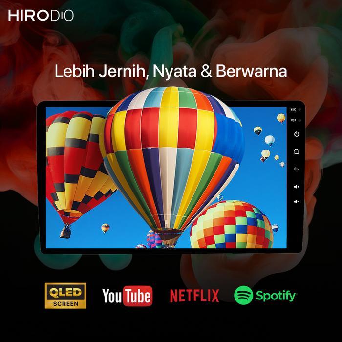 HIRODIO Gamma 9 - Headunit Android QLED 9 Inch 6/128GB dengan Apple Carplay & Android Auto - Android