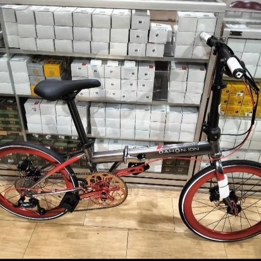 Sepeda Lipat Dahon ION Sanjose 20 - Abu-abu
