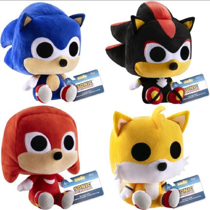 HOT SALE ORIGINAL FUNKO POP PLUSH SONIC HEDGEHOG SHADOW KNUCLES TAILS BONEKA TERMURAH