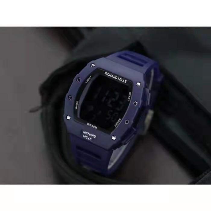 Ready Jam Tangan Pria Dan Wanita RM Fashion Sport digital - NAVY