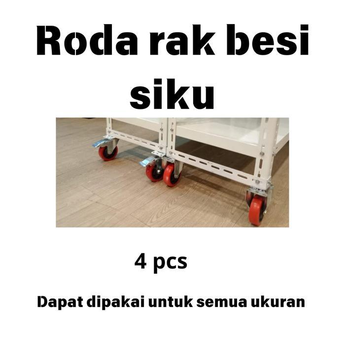 READY RODA RAK BESI SIKU LUBANG