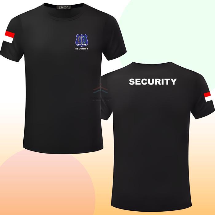 ORIGINAL Kaos Security Kaos Oblong Satpam Bahan Adem READY STOCK