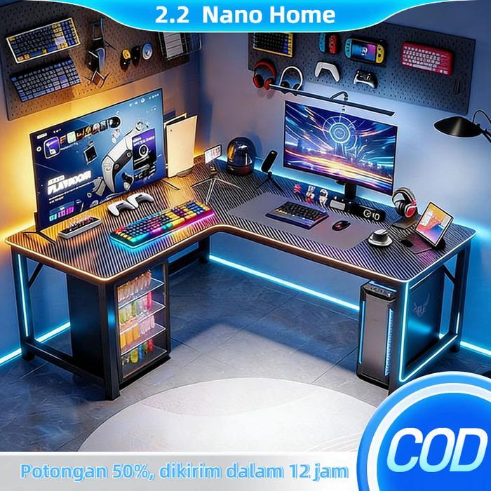 NEWSS MEJA KOMPUTER RUMAH MEJA BELAJAR SUDUT MEJA ALAT ALAT MEJA KPOP GAMING GANDA MEJA KOMPUTER