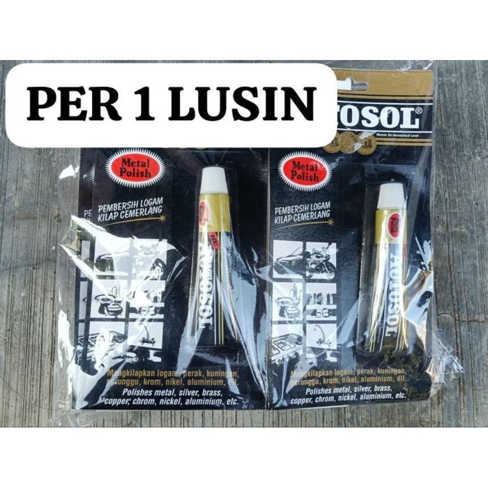 1 Lusin 12Pcs Autosol Metal Polish Autosol 15Gr Autosol Pembersih Logam Kilap Cemerlang Autosol 15