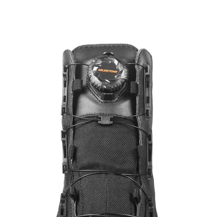 Sepatu PDL Tactical Tali Putar Pria Taring Milestone Standart Jatah TNI POLRI KEMHAN Boots Shoes