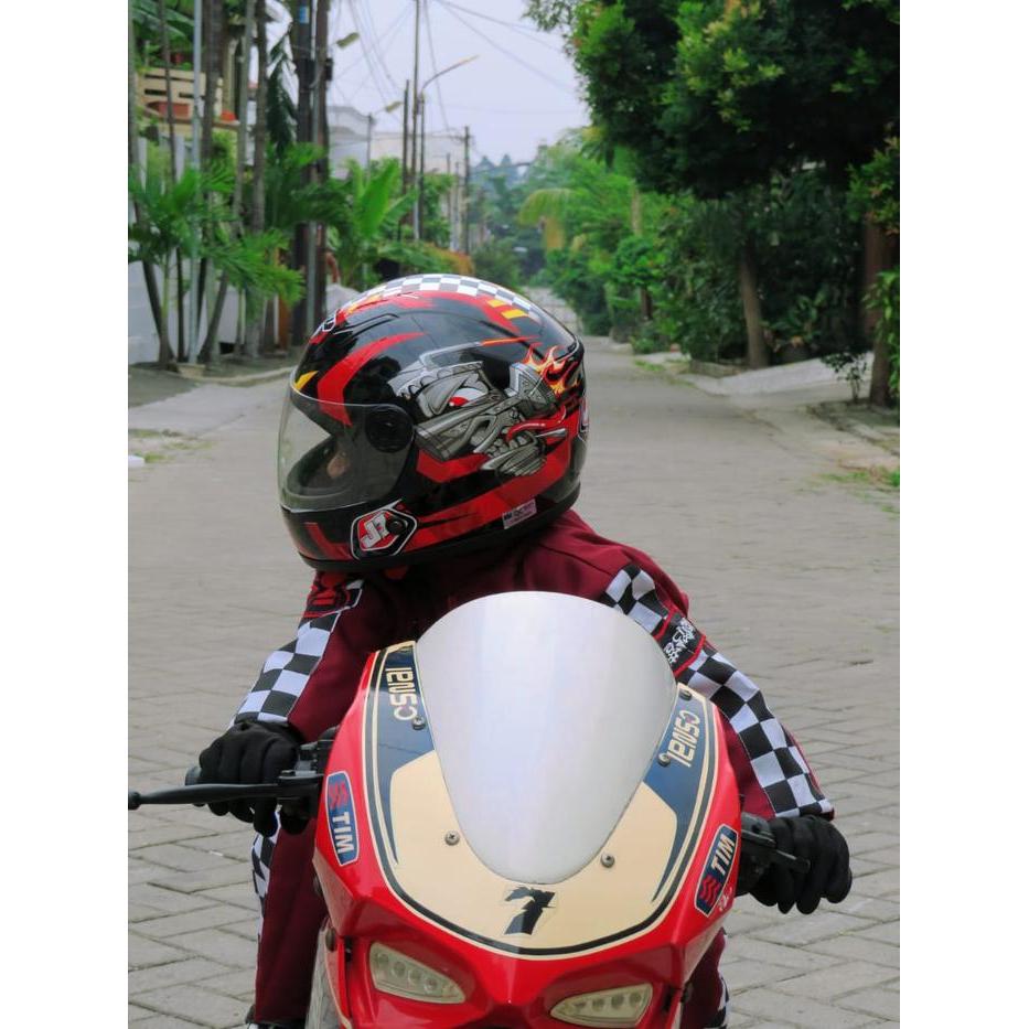 "New" Helm Full Face Anak Scott / helm full face anak anak cowok / Helm Full Face Scott Helm Murah