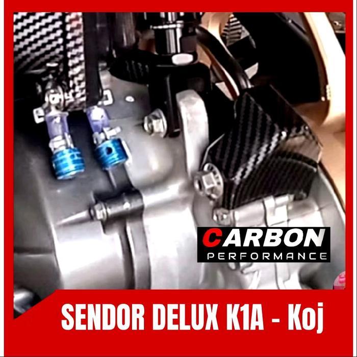 "New" SENSOR BEAT DELUX CARBON / sensor beat led Scoopy new carbon sensor Genio carbon Motor